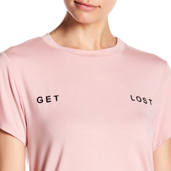 GET LOST Blush Pink Tee - Picture 2 of 4